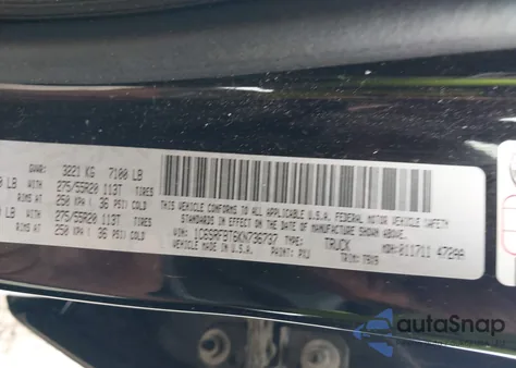 2019 Ram 1500 z USA, uszkodzony, nr VIN 1C6SRFBT6KN736737